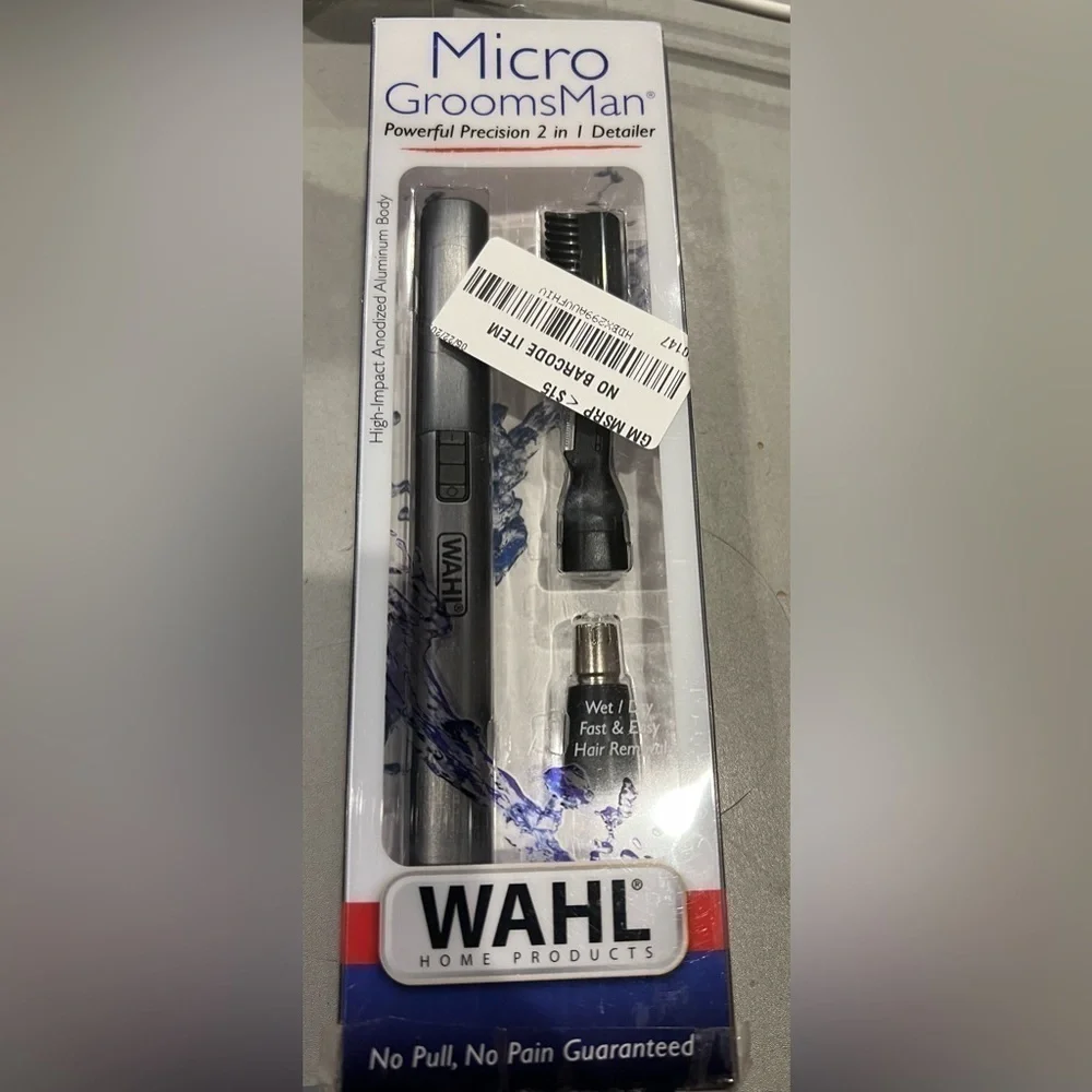 Wahl GroomsMan Powerful Precision 2 in 1 Detailer New